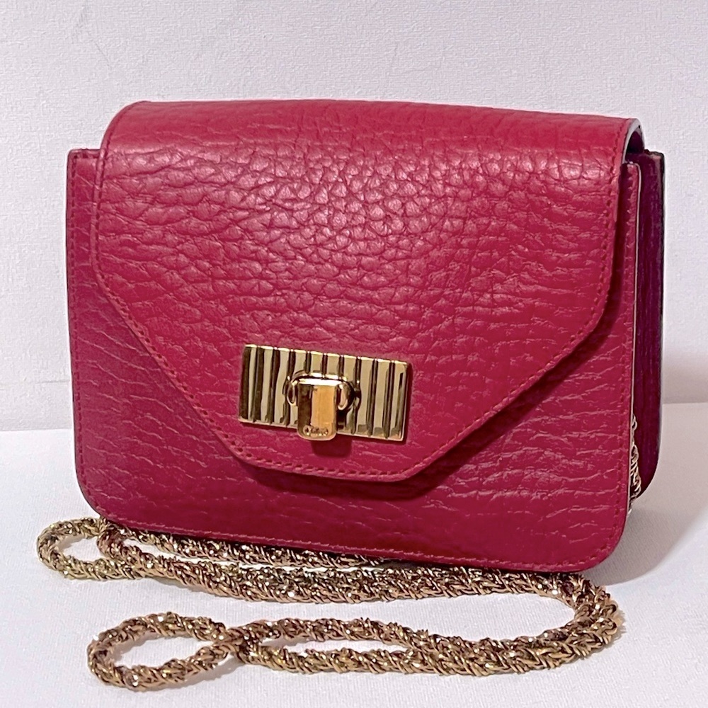 Chloe red mini shoulder bag